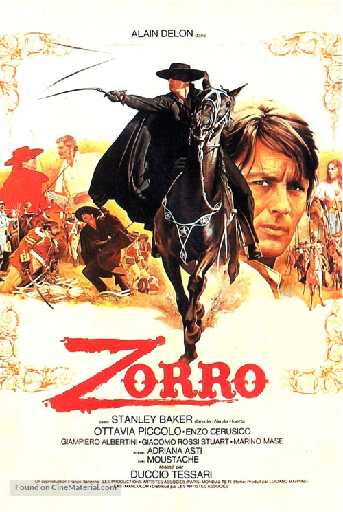 Zorro - French Movie Poster