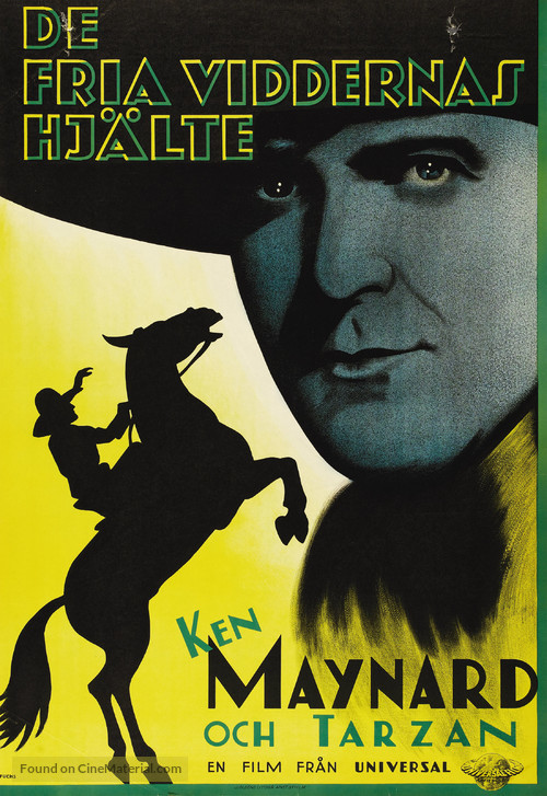 Honor of the Range - Swedish Movie Poster