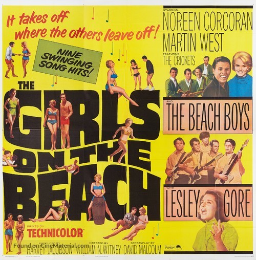 The Girls on the Beach - Movie Poster