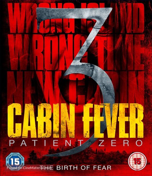 Cabin Fever: Patient Zero - British Blu-Ray movie cover