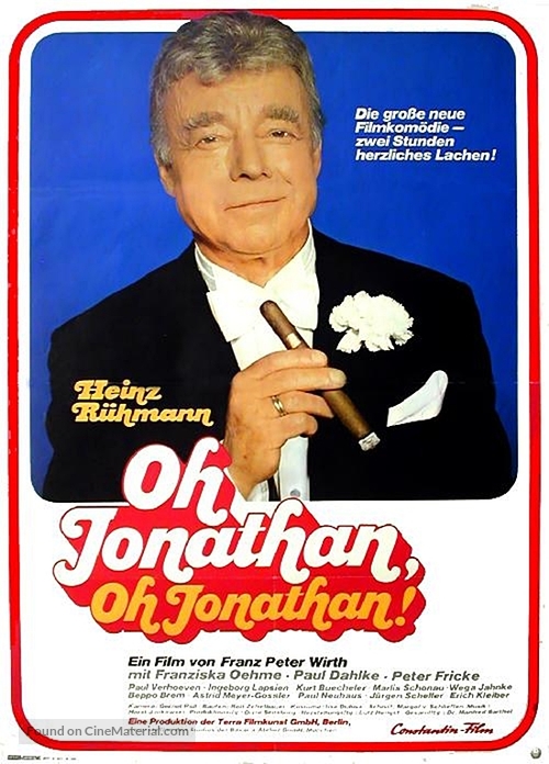 Oh Jonathan, oh Jonathan! - German Movie Poster