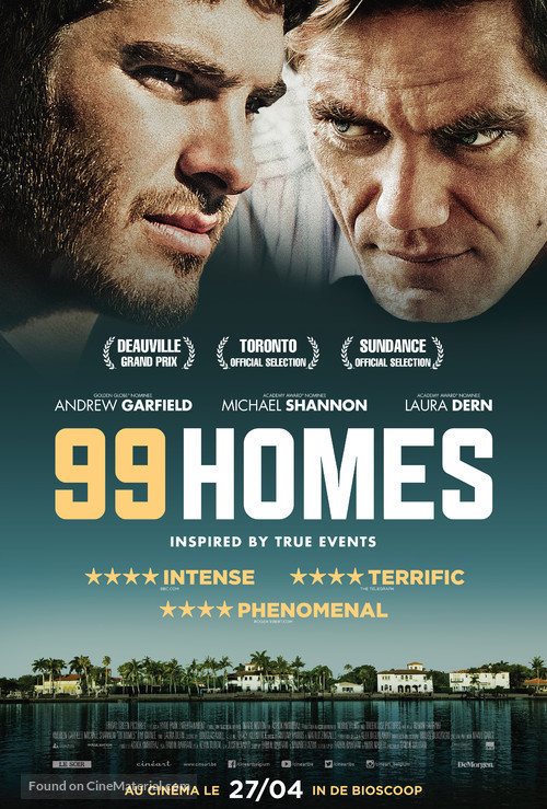 99 Homes - Belgian Movie Poster