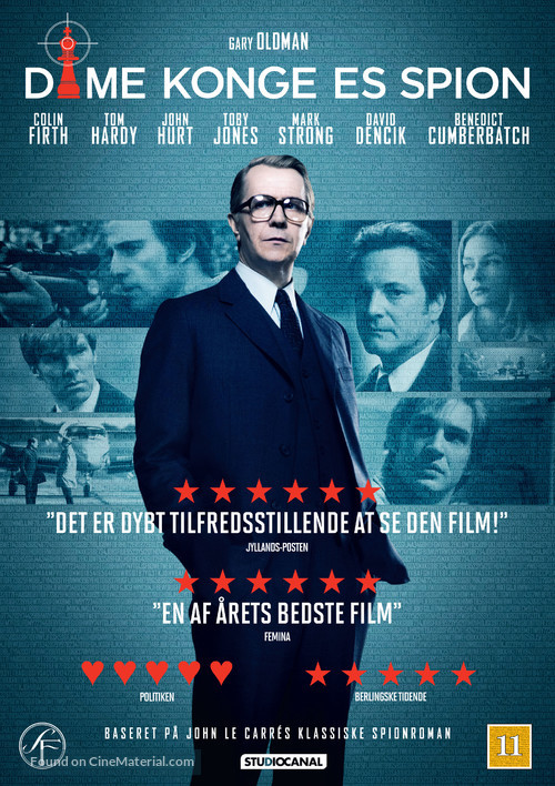 Tinker Tailor Soldier Spy - Danish DVD movie cover