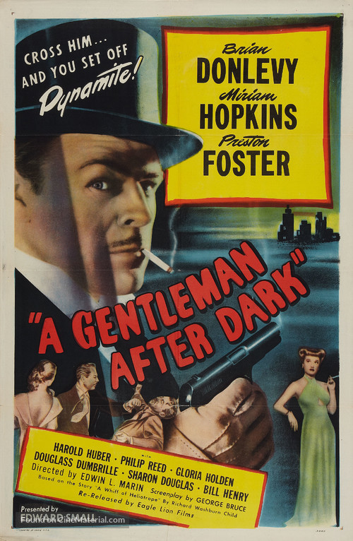 A Gentleman After Dark - Re-release movie poster