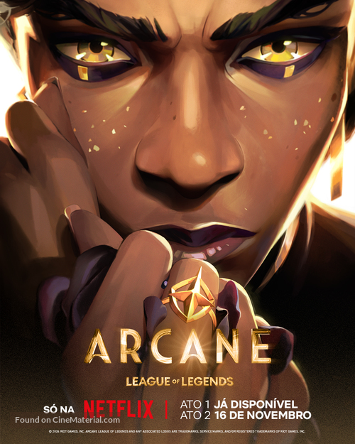 &quot;Arcane: League of Legends&quot; - Portuguese Movie Poster