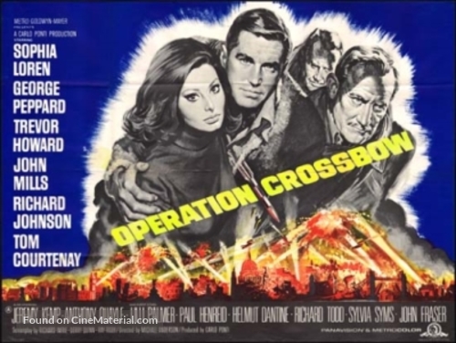 Operation Crossbow - British Movie Poster