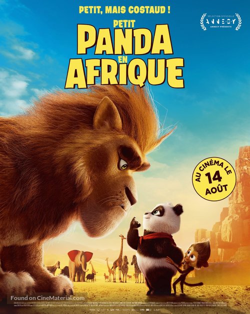 Panda Bear in Africa - French Movie Poster