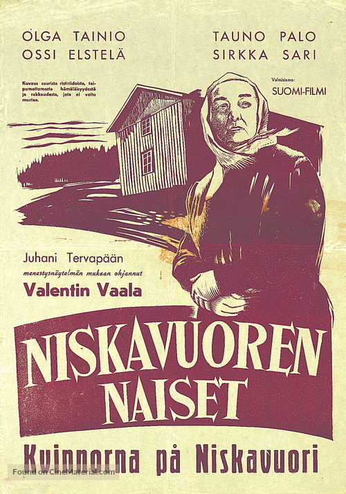 Niskavuoren naiset - Finnish Movie Poster