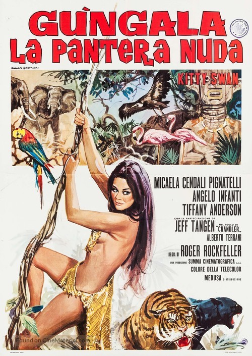 Gungala la pantera nuda - Italian Movie Poster