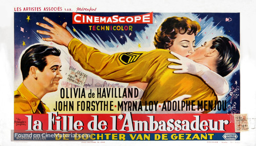 The Ambassador&#039;s Daughter - Belgian Movie Poster