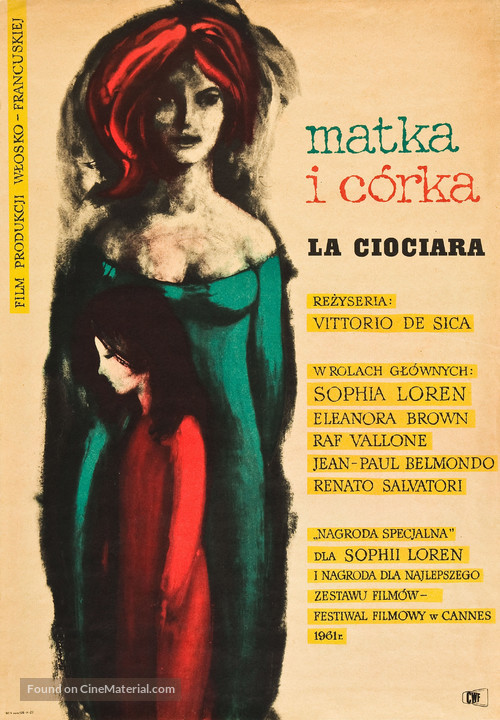 La ciociara - Polish Movie Poster