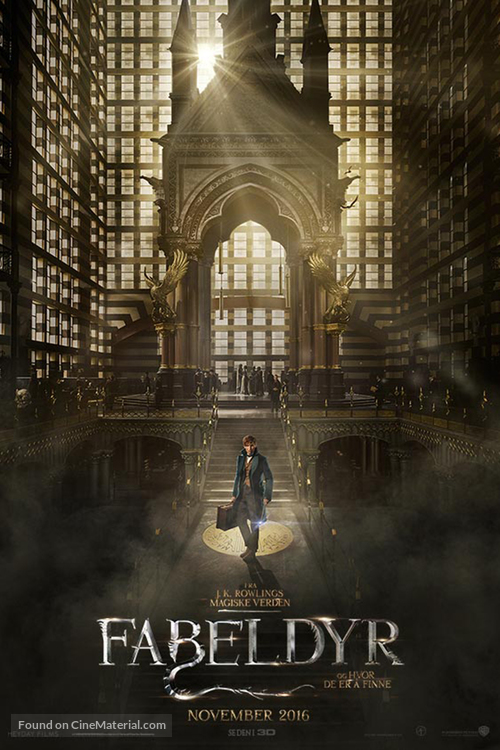 Fantastic Beasts and Where to Find Them - Norwegian Movie Poster