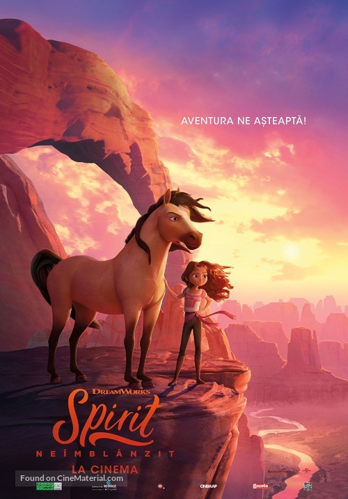 Spirit Untamed - Romanian Movie Poster