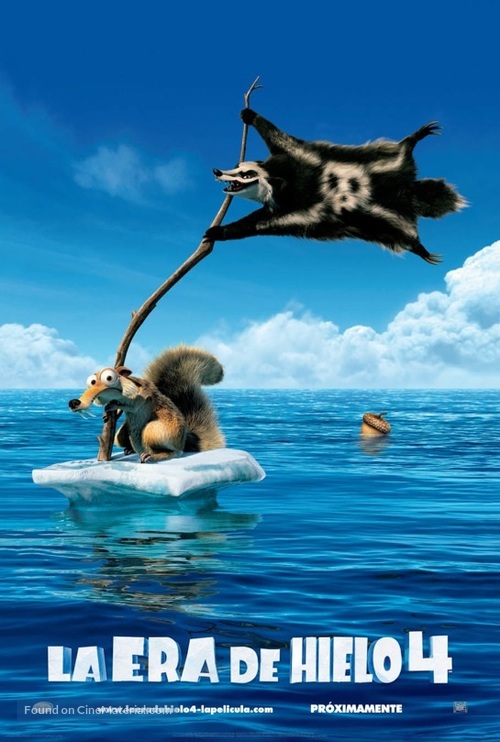 Ice Age: Continental Drift - Argentinian Movie Poster