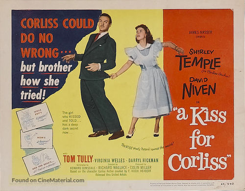 A Kiss for Corliss - Movie Poster
