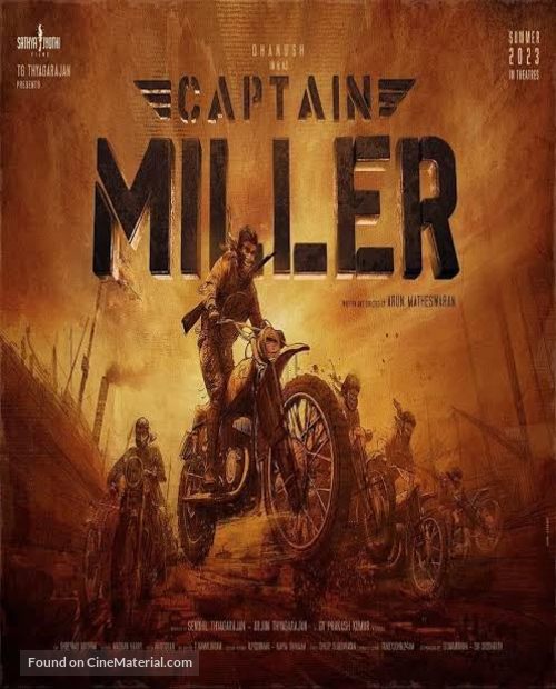 Captain Miller - Indian Movie Poster