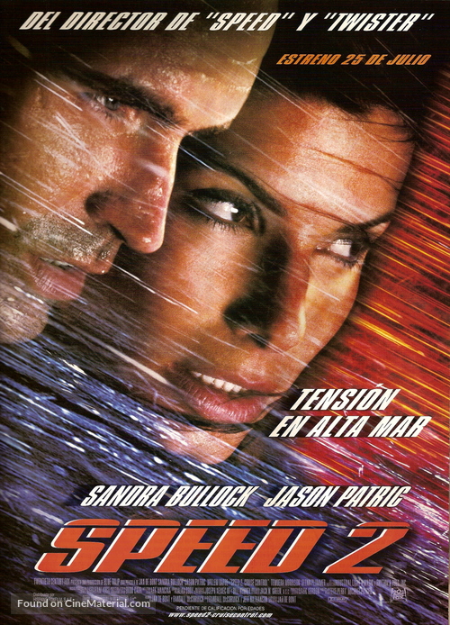 Speed 2: Cruise Control - Spanish Movie Poster