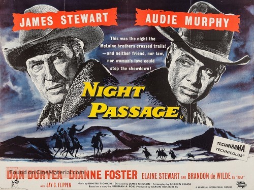 Night Passage - British Movie Poster