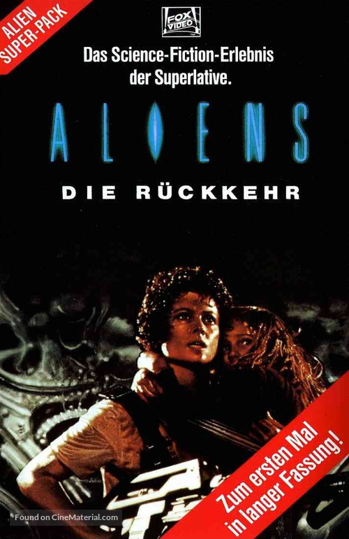 Aliens - German VHS movie cover