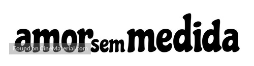 Amor Sem Medida - Brazilian Logo