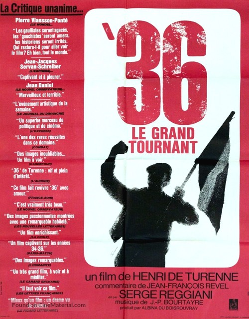 36, le grand tournant - French Movie Poster