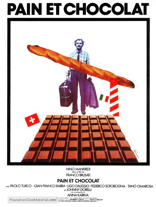 Pane e cioccolata - French Movie Poster