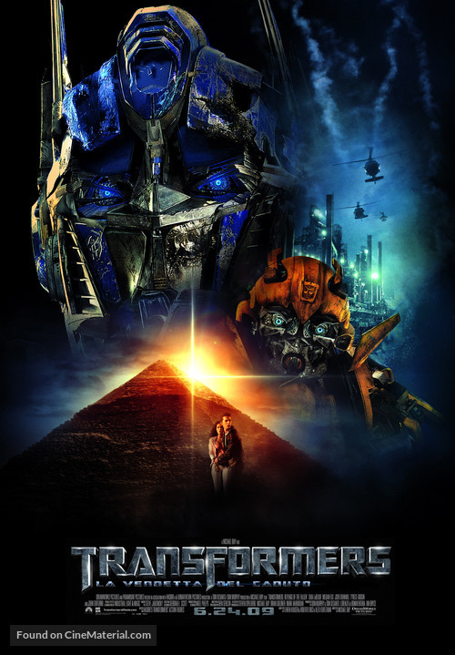 Transformers: Revenge of the Fallen - Italian Movie Poster