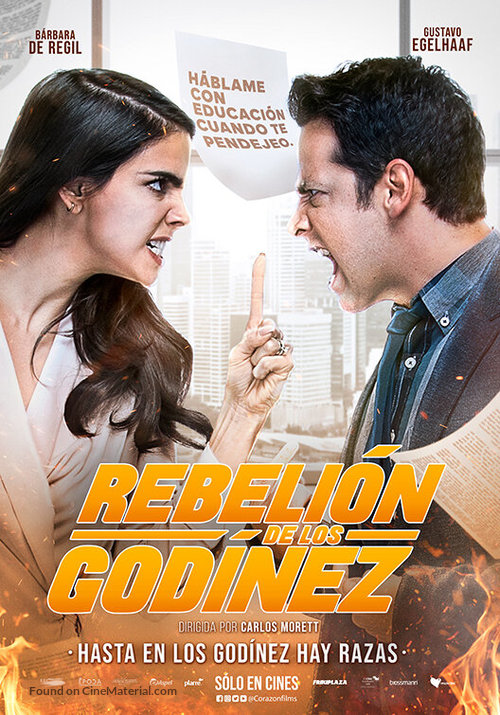 Rebeli&oacute;n de los God&iacute;nez - Mexican Movie Poster