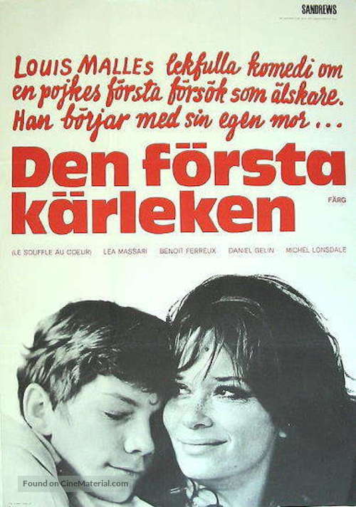 Le souffle au coeur - Swedish DVD movie cover