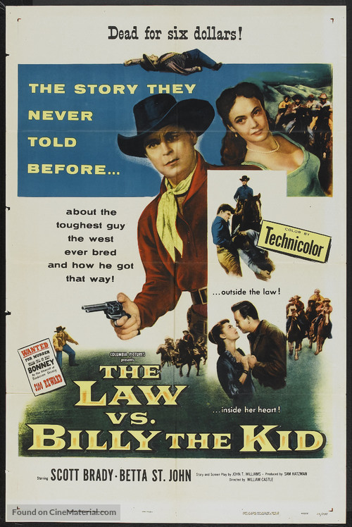 The Law vs. Billy the Kid - Movie Poster