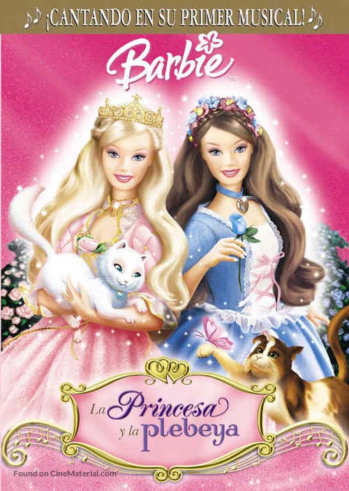 Barbie as the Princess and the Pauper - Argentinian DVD movie cover