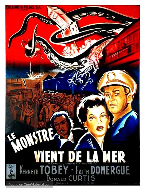 It Came from Beneath the Sea - French Movie Poster
