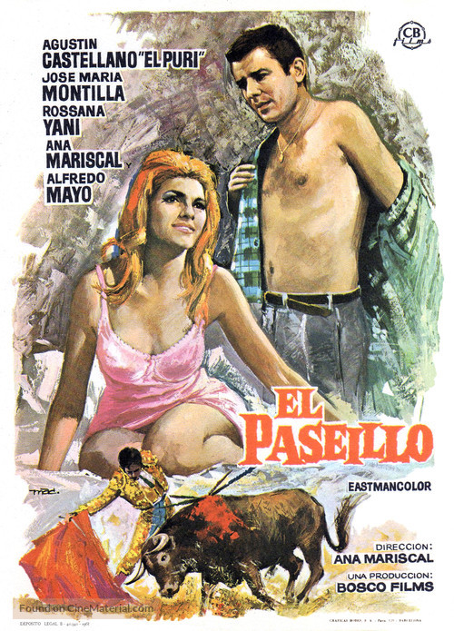 El pase&iacute;llo - Spanish Movie Poster