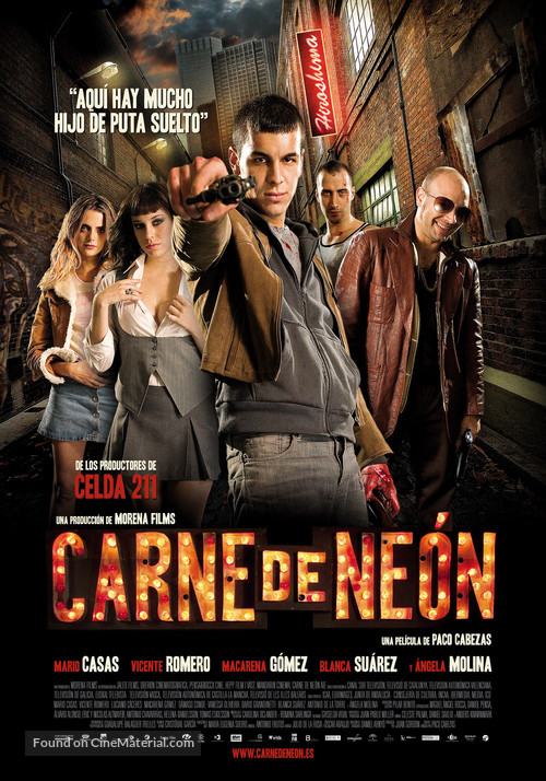 Carne de ne&oacute;n - Spanish Movie Poster