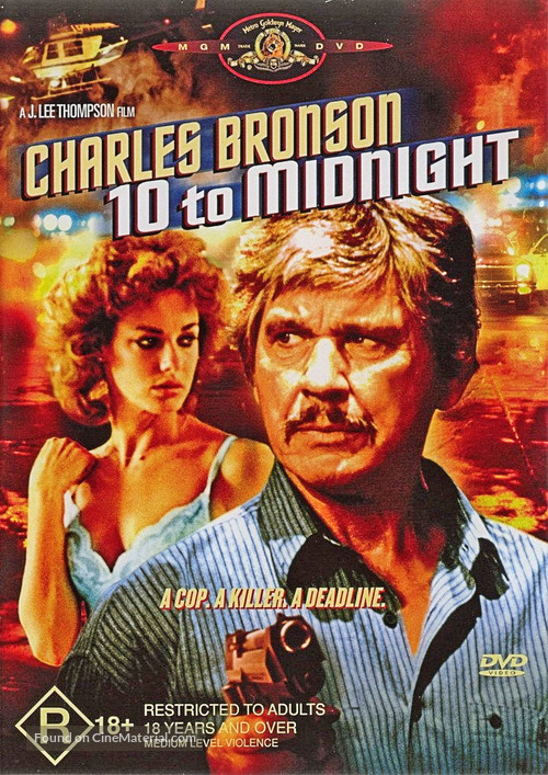 10 to Midnight - Australian DVD movie cover