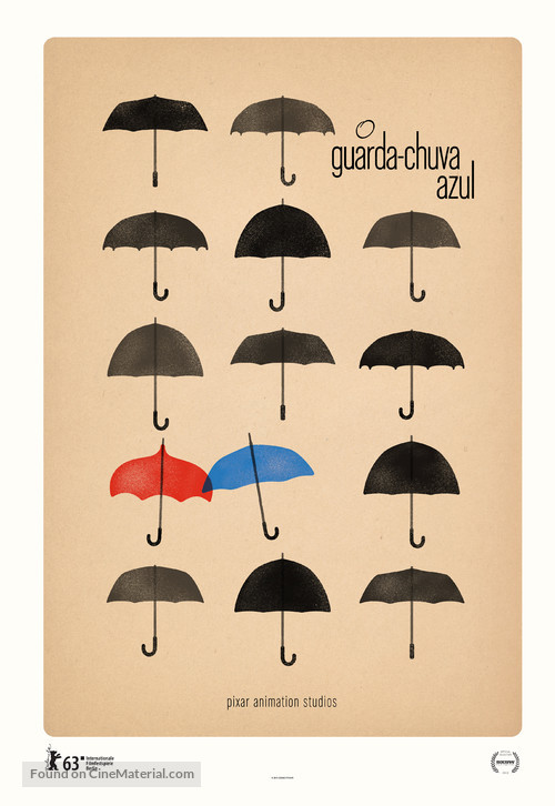 The Blue Umbrella - Brazilian Movie Poster