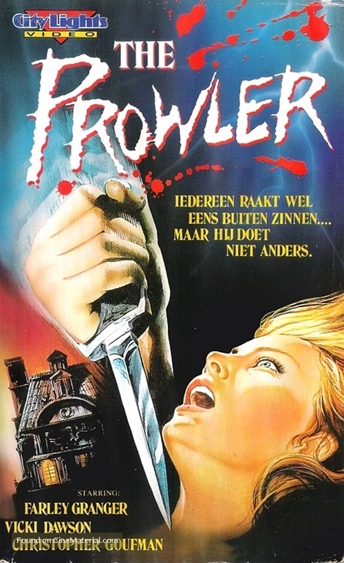 The Prowler - Dutch VHS movie cover