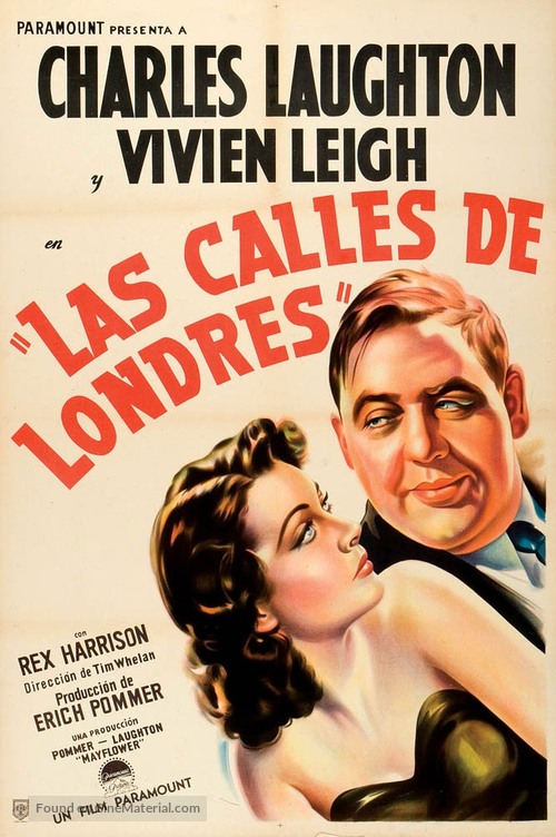 Sidewalks of London - Argentinian Movie Poster