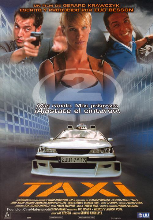 Taxi 2 - Spanish Movie Poster