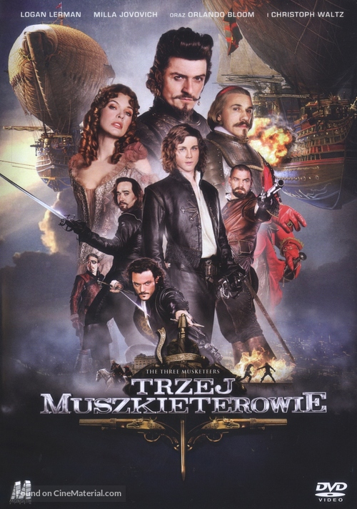 The Three Musketeers - Polish DVD movie cover