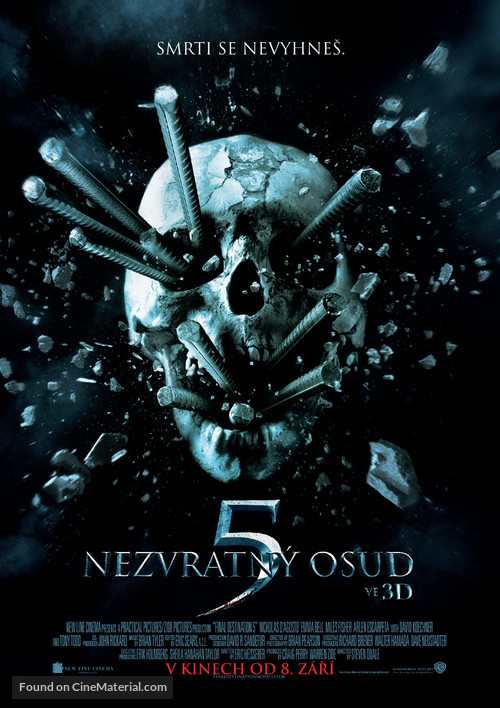 Final Destination 5 - Czech Movie Poster