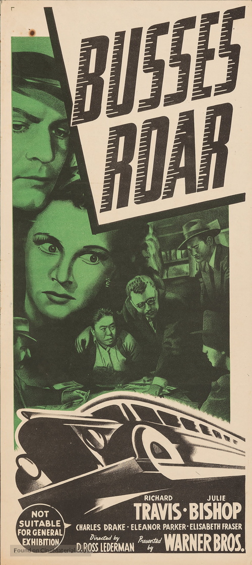 Busses Roar - Australian Movie Poster