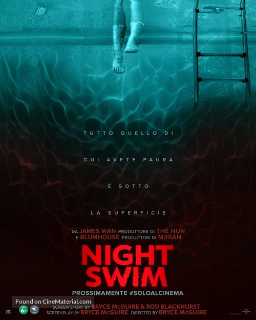 Night Swim - Italian Movie Poster