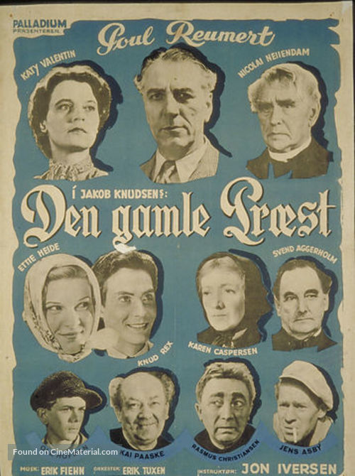 Den gamle pr&aelig;st - Danish Movie Poster