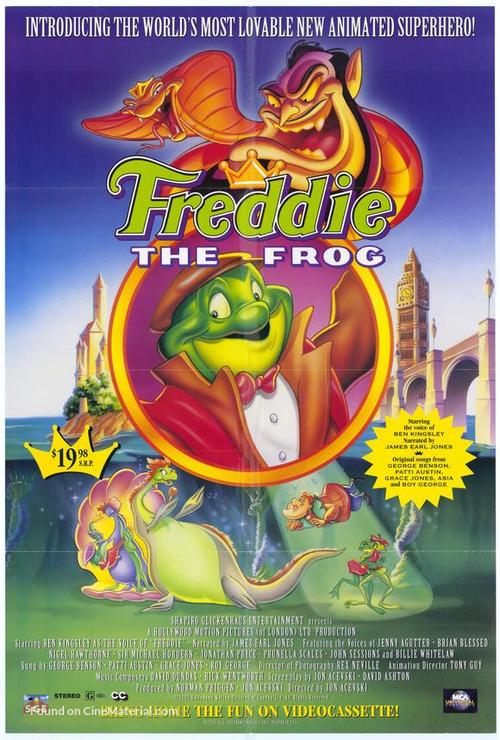 Freddie as F.R.O.7. - Video release movie poster