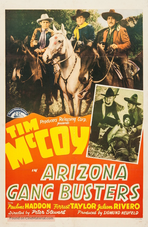 Arizona Gang Busters - Movie Poster