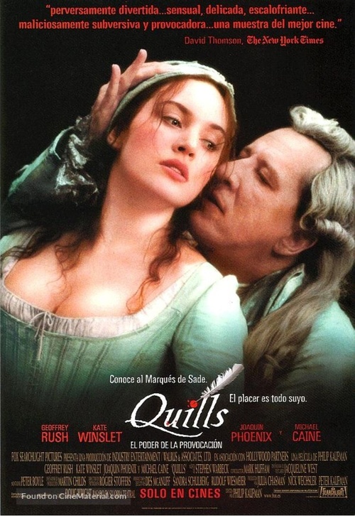 Quills - Spanish Movie Poster