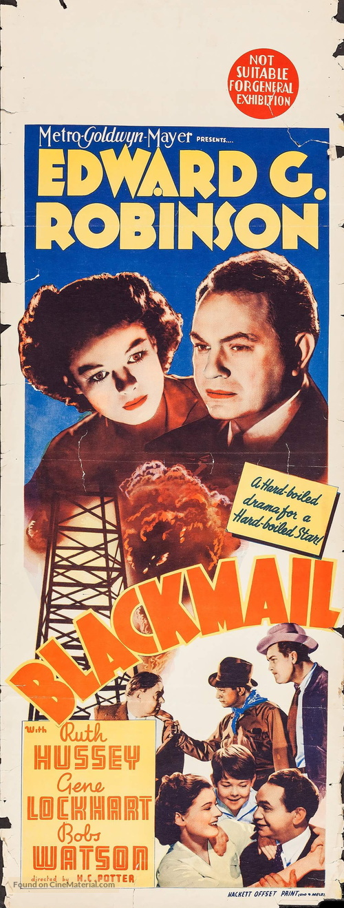 Blackmail - Australian Movie Poster