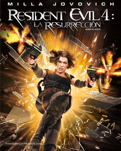 Resident Evil: Afterlife - Mexican Blu-Ray movie cover
