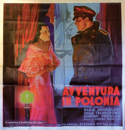 Abenteuer eines jungen Herrn in Polen - Italian Movie Poster